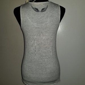 WHY NOT Embellished Sleeveless Shell - OS